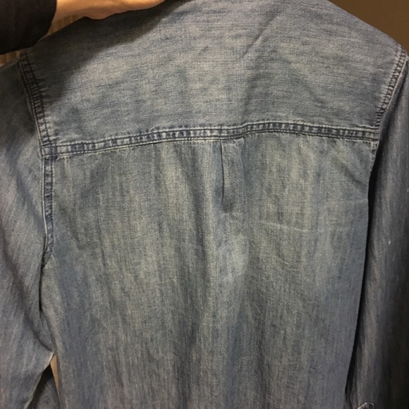 Free people chambray pintuck button down - Picture 7 of 7